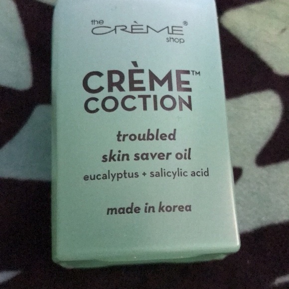 ✨🆕BNWOB! The Crèmé Shop Crème Collection Troubled Skin Saver Acne Face Oil - Picture 3 of 6